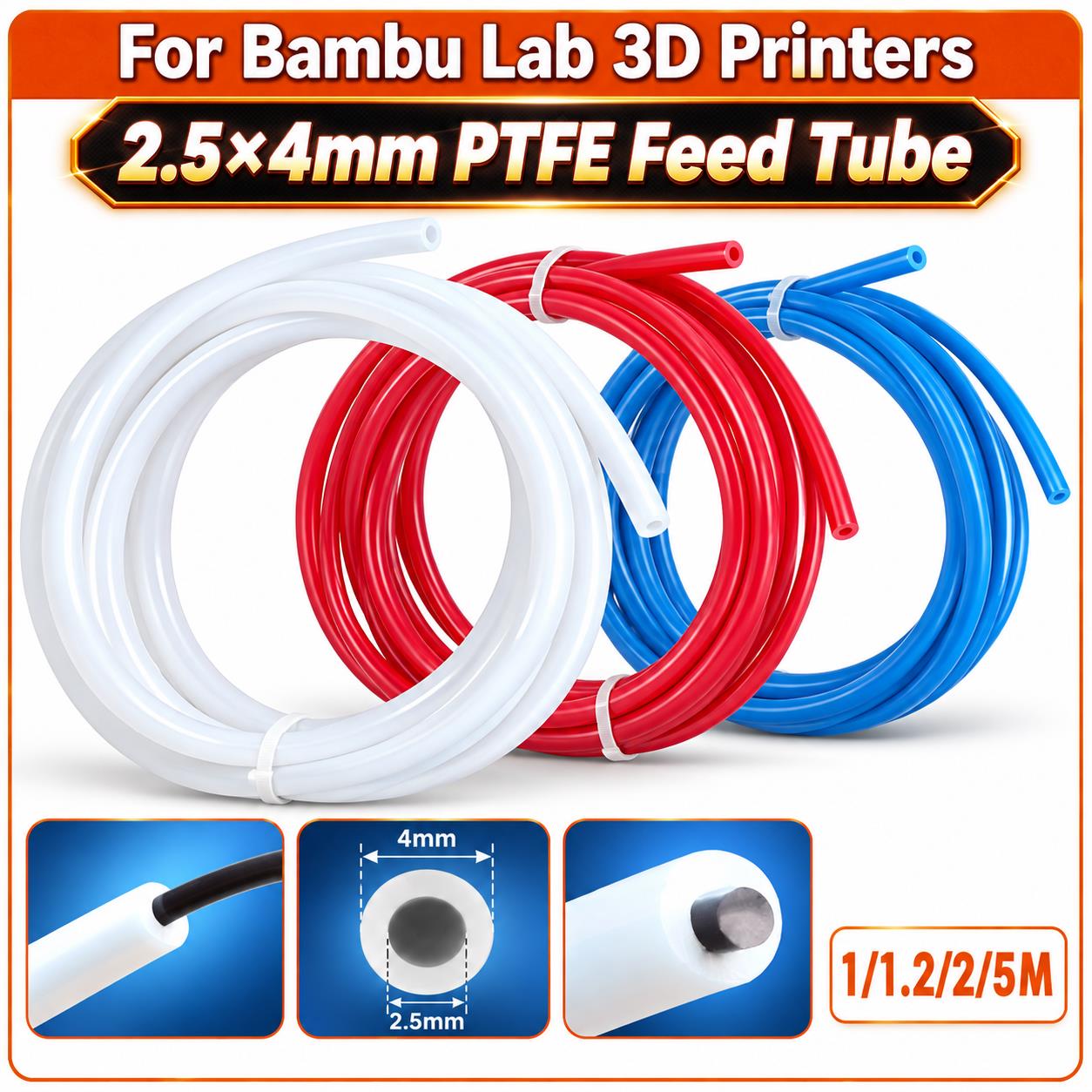 أنبوب تفلون PTFE مقاس 2.5 × 4  - مراجعة Ptfe Tape Thread وسعره